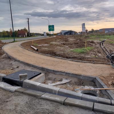 Travaux zone d'activité Mazinghem 2023 Agglomération Béthune-Bruay 