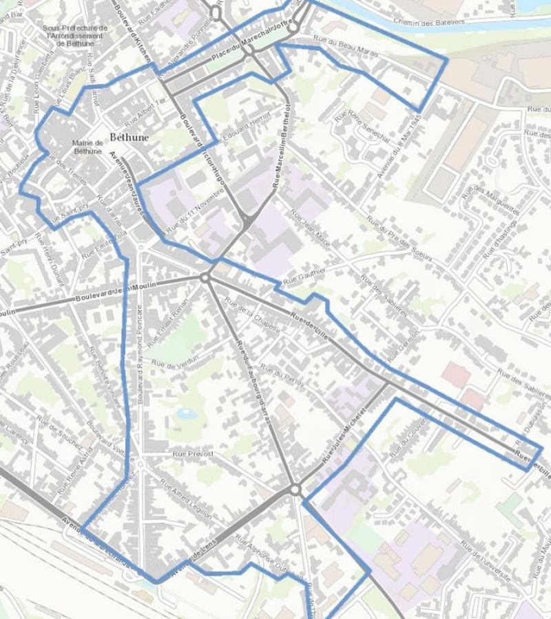 OPAH RU Périmètre Béthune 2022 Agglomération Béthune-Bruay